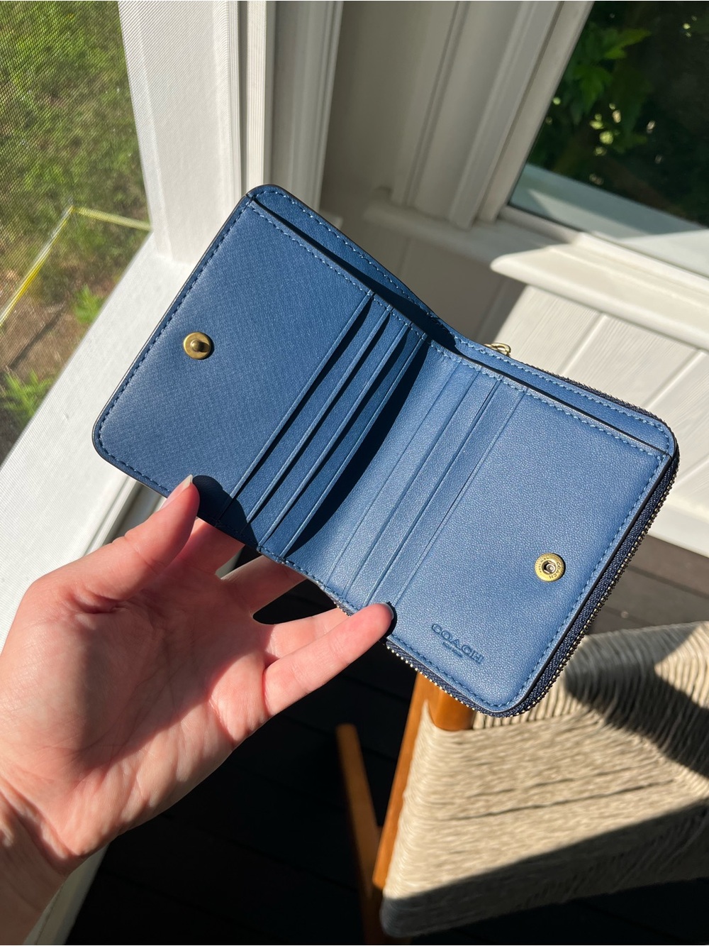Coach Billfold Wallet With Rivets - Picture 6 of 8